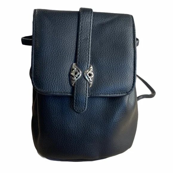 Vintage Jackson Brand Black Vegan Leather Crossbody Women\'s Purse Backpack Jackson Black Bags & Handbags for Women for sale | eBay main image 3